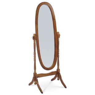 Zrcadlo stojanové  - tmavě hnědé  20124 WAL